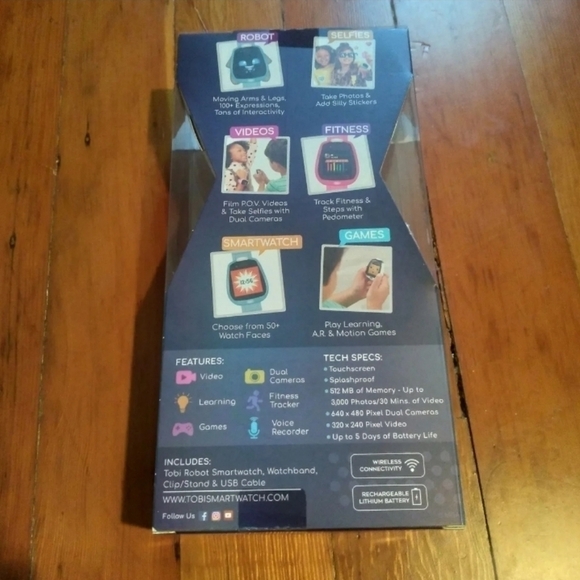Tobi Kids Robot Smartwatch Pink - Picture 3 of 3
